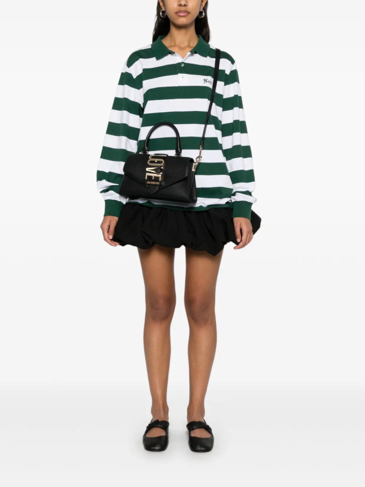 

Сумка-тоут с логотипом Love Moschino, черный