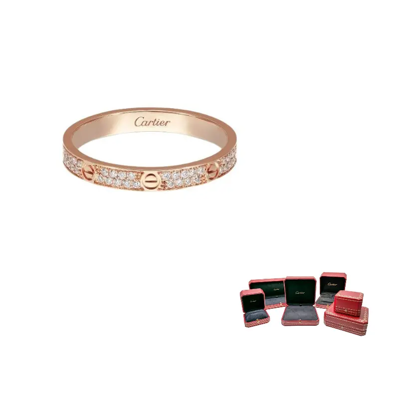 

Cartier Кольцо LOVE 18K Gold Diamond Unisex Rose Gold