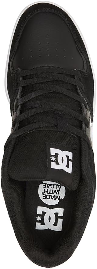 Мужские кеды DC Mens Pure Low Top с низким верхом на шнуровке для повседневного ношения и скейтбординга DC Shoes, черный — фото 2