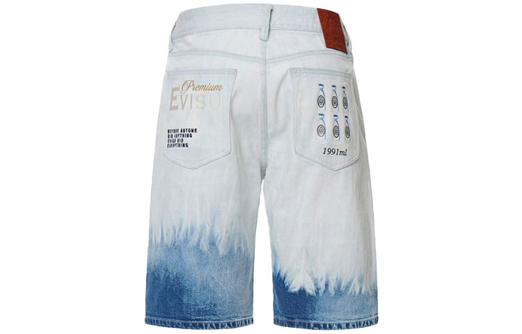 

Джинсовые шорты мужские синие Evisu, синий