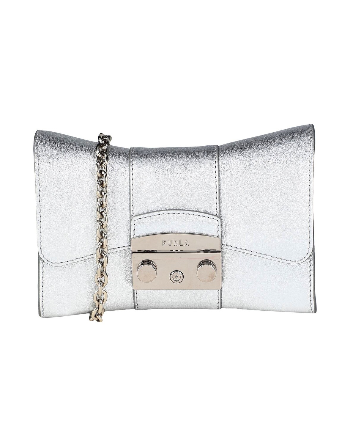 

Сумка через плечо Furla, серебро