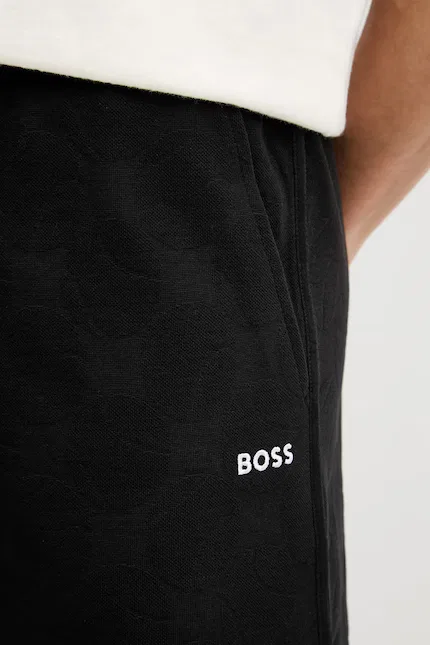 Шорты мужские Regular fit BOSS Green, черный — фото 4