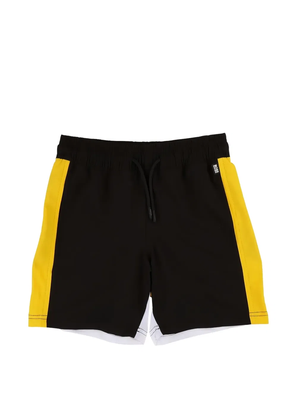 Шорты с вставками и логотипом Boss Kidswear, черный