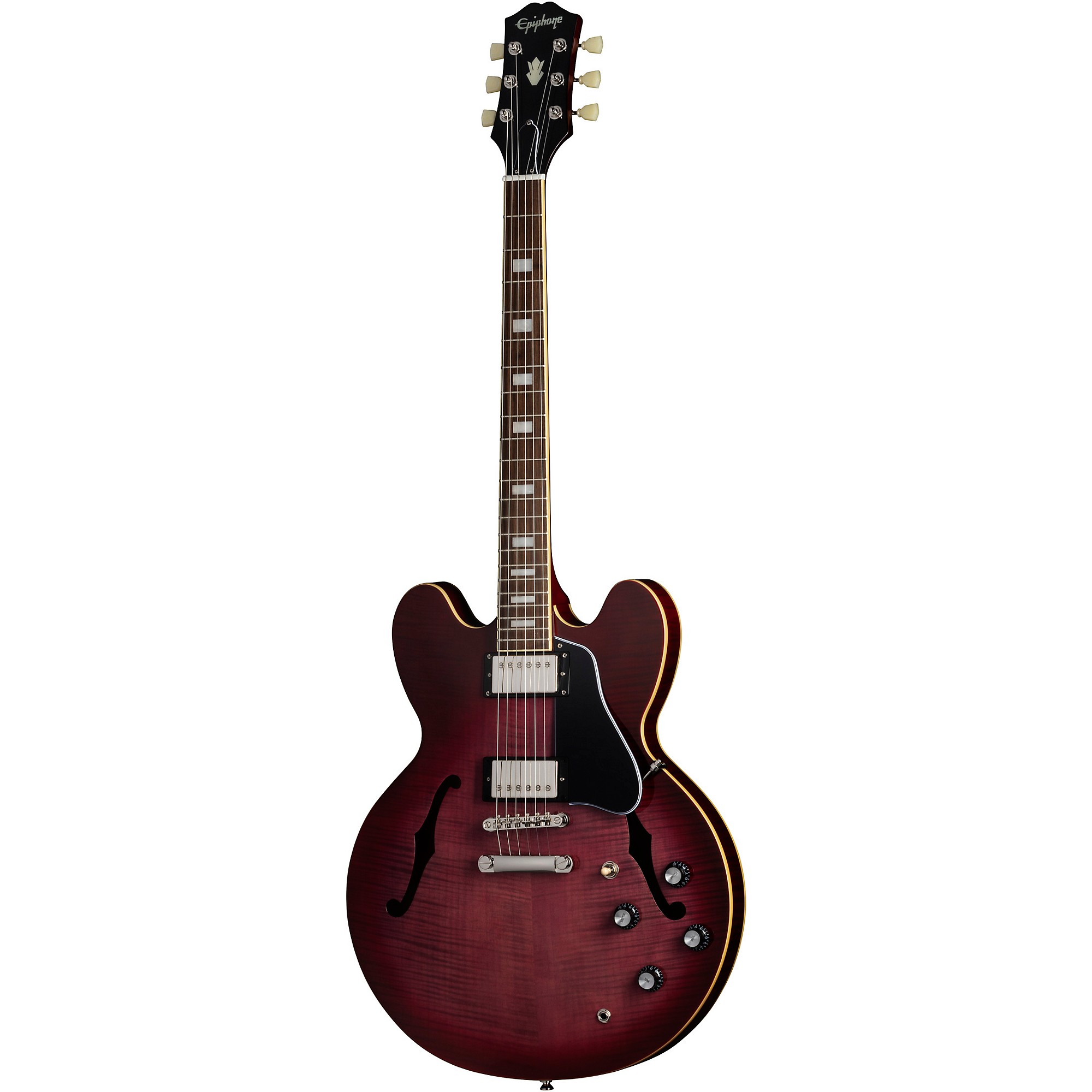 

Epiphone ES-335 Фигурная полуполая электрогитара ограниченной серии Raspberry Burst