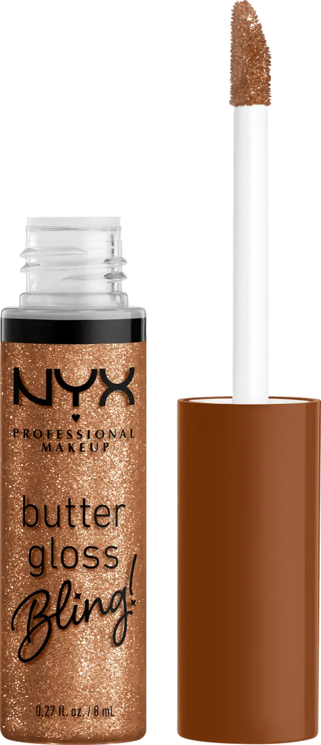 

Блеск для губ NYX PROFESSIONAL MAKEUP Lipgloss Butter Gloss Bling 04 Pay Me In Gold, 8 ml