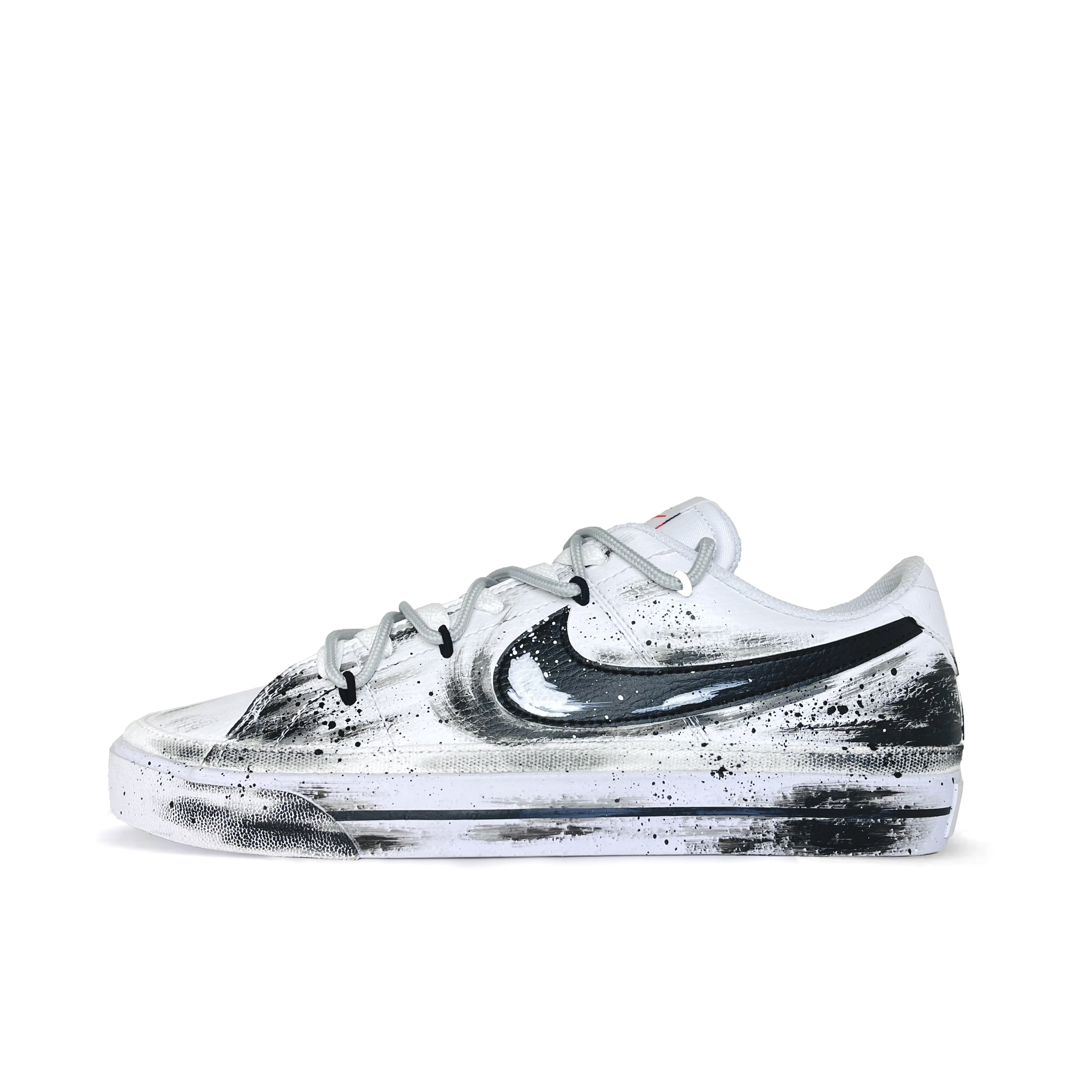 

Nike Кроссовки Court Legacy для скейтбординга, нескользящие, износостойкие, дышащие, низкие, мужские, черно-белые