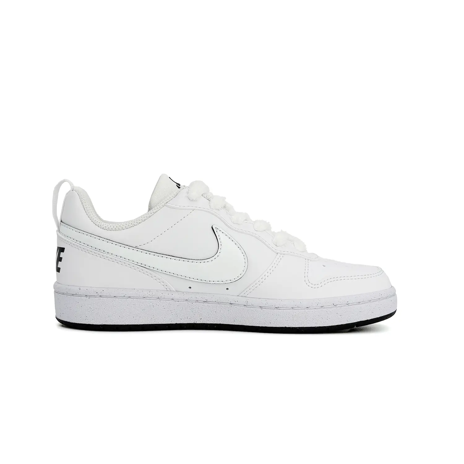 Nike Court Borough Sleepy Cat Abrasion Resistant Kids' Skateboarding Shoes White Teenagers — фото 3