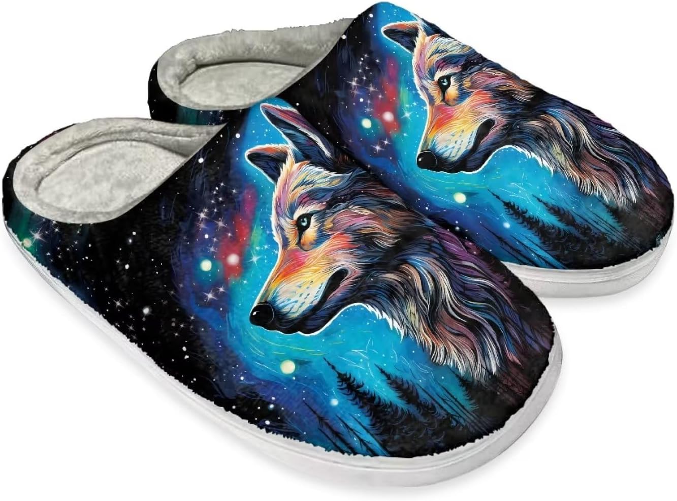 

Тапочки STUOARTE для женщин и мужчин, мягкие теплые домашние тапочки, для дома и улицы, плюшевые, с противоскользящей подошвой, на удобной подошве, черный/синий