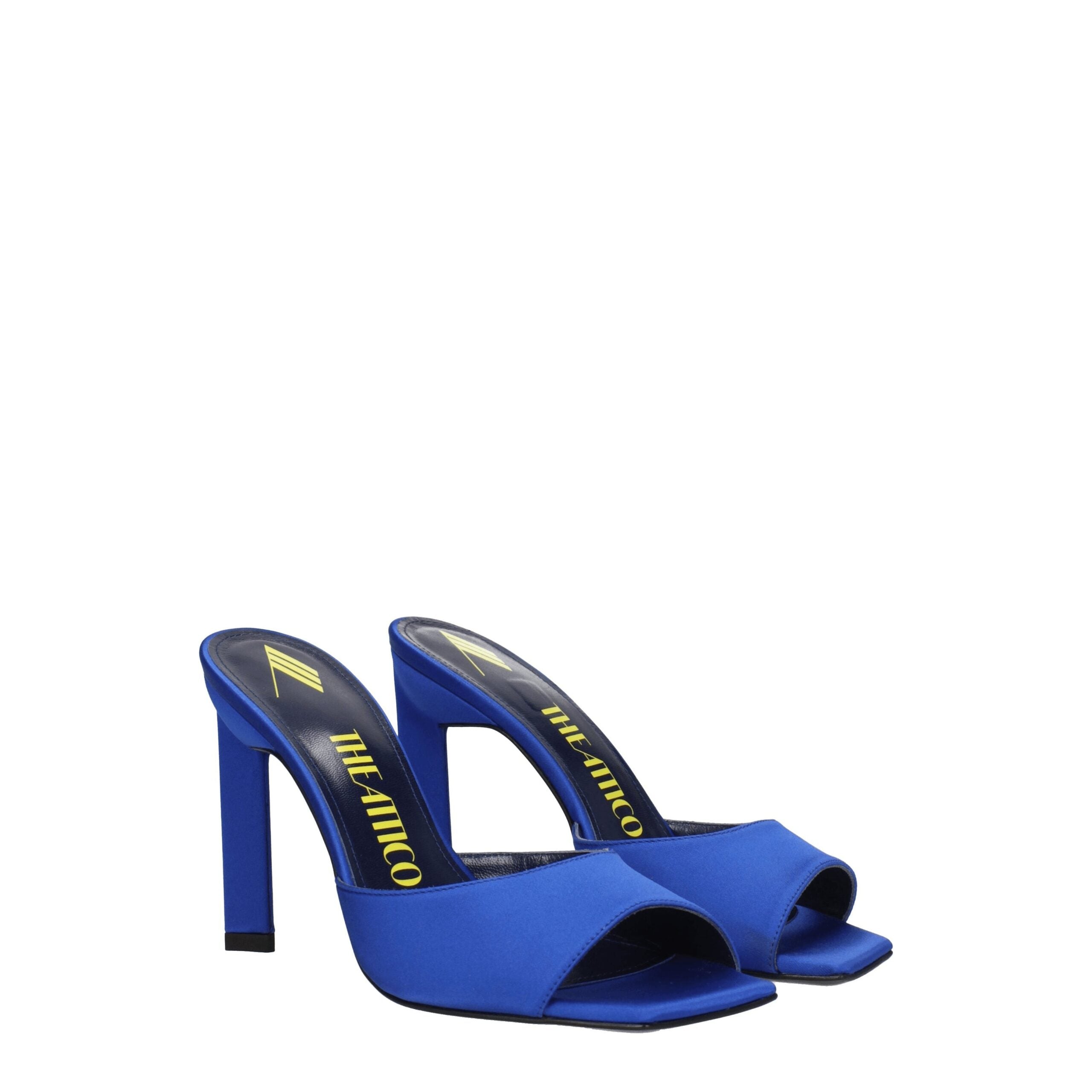 The Attico Satin Women's Sandal, синий — фото 2