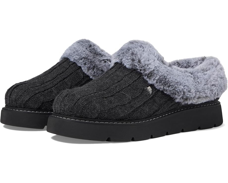 Шлепанцы BOBS from SKECHERS Keepsakes Lite - Warm Greetings, угольный