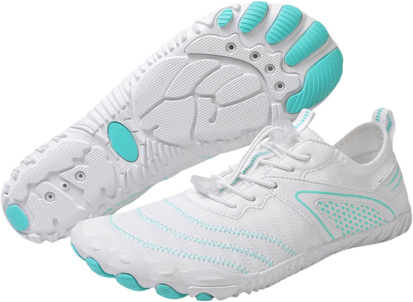 

Женские кроссовки Kubbon Barefoot, минималистичные, с широкой носковой частью, легкие для тренировок, дышащие, не скользящие, спортивная обувь с ощущением естественного комфорта, светло-голубой