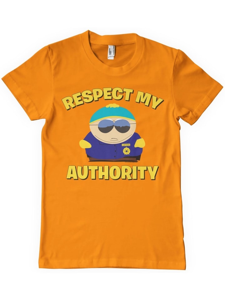 

Футболка Respect My Authority оранжевого цвета South Park, Оранжевый, Футболка Respect My Authority оранжевого цвета South Park