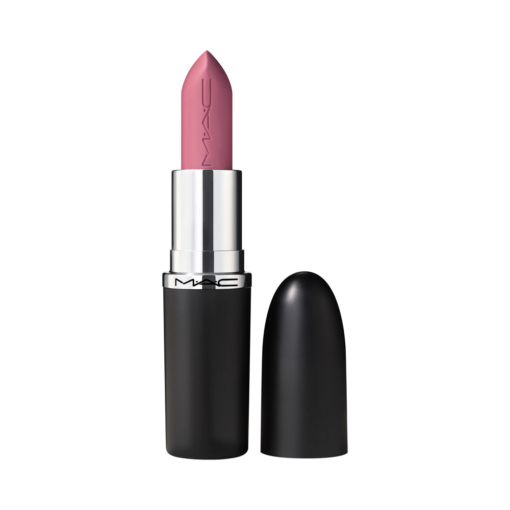 

Помада m·a·cximal sleek satin lipstick Mac, цвет pink peppermint, вес 3.5 гр.