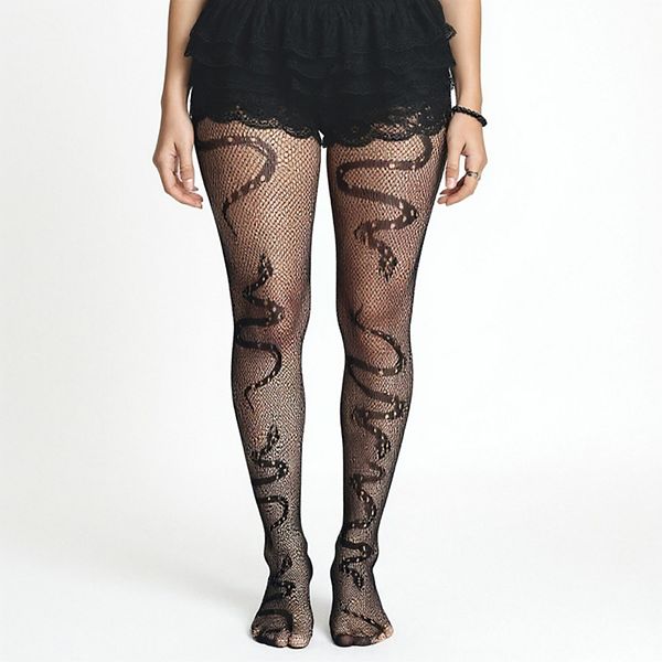 

Женский сет 3 в 1: колготки в сетку с узором snake Anna-Kaci