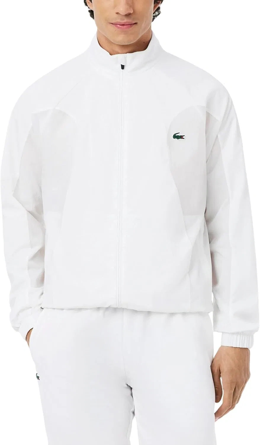 Мужской водонепроницаемый спортивный костюм Lacoste, белый — фото 2