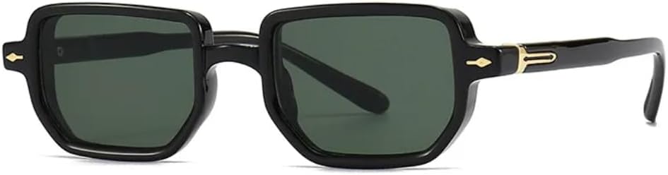 

Роскошные дизайнерские солнцезащитные очки с заклепками для женщин и мужчин. Модные солнцезащитные очки в винтажном стиле. Популярные очки для вождения с защитой от УФ-излучения UV400 SZVVBKK, Black Dark Green