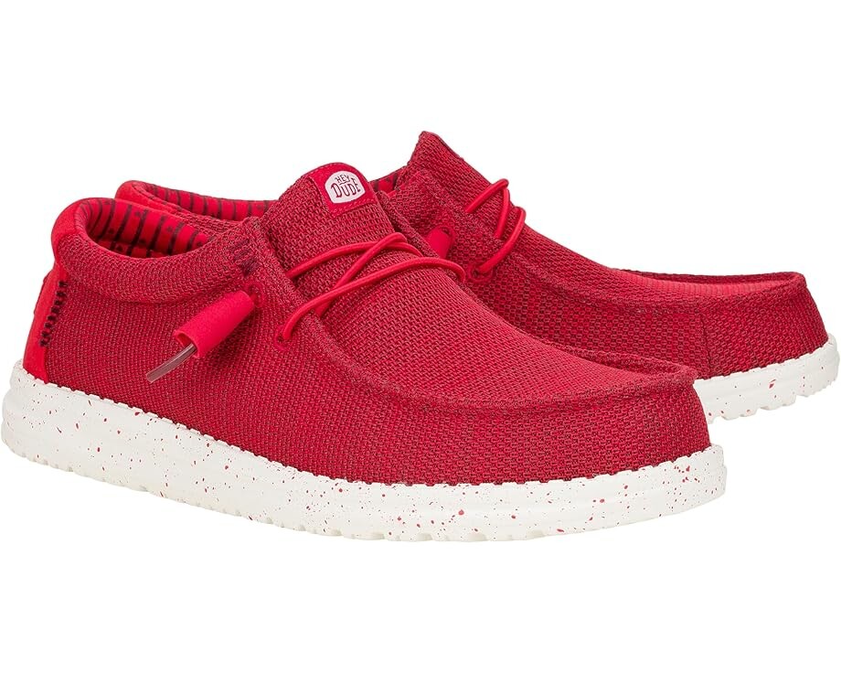 

Лоферы Hey Dude Wally Stretch Sox, красный