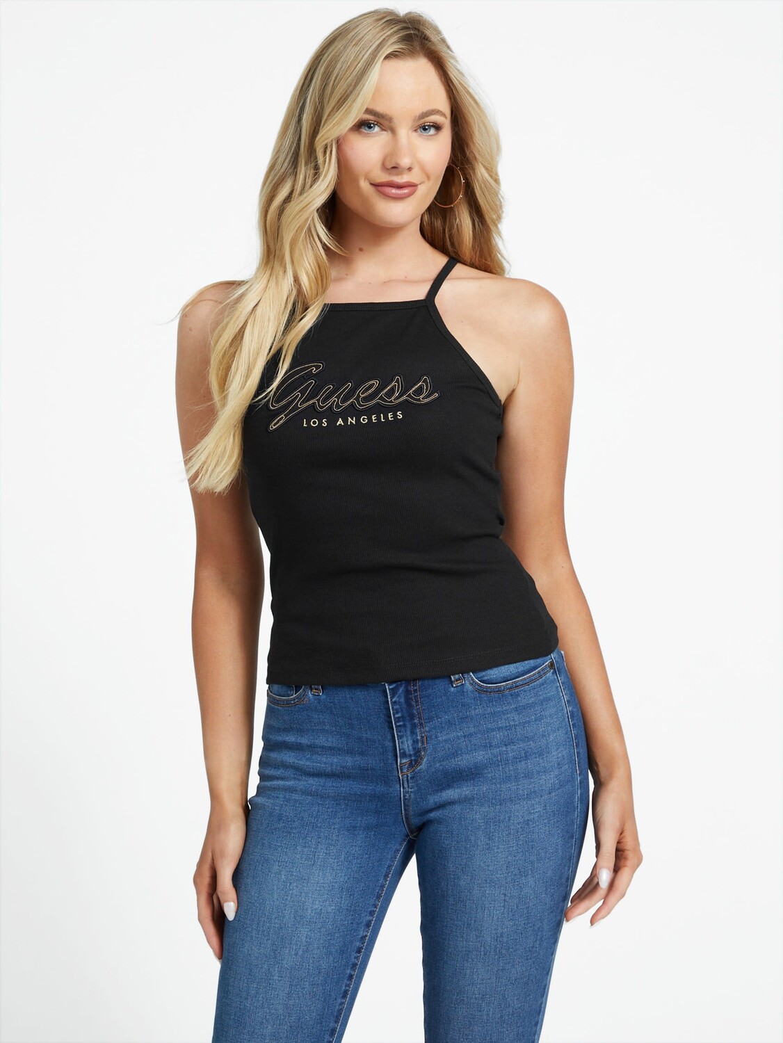 

Майка с логотипом Veah Guess Factory, черный