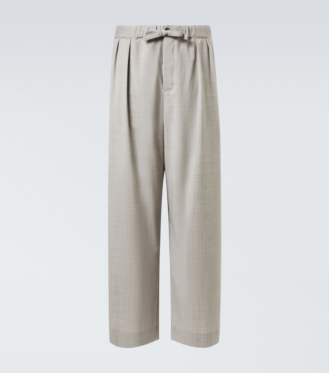 

Широкие брюки из шерсти Loewe, серый