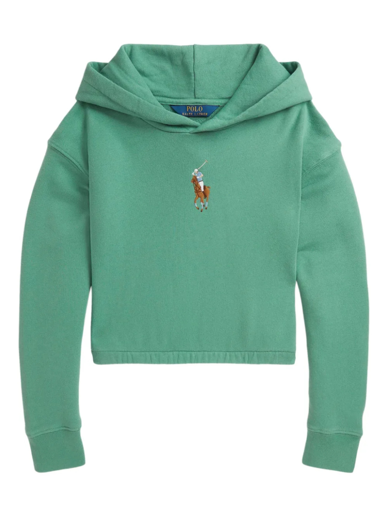 

POLO RALPH LAUREN KIDS Толстовка с капюшоном Polo Pony-motif, зеленый