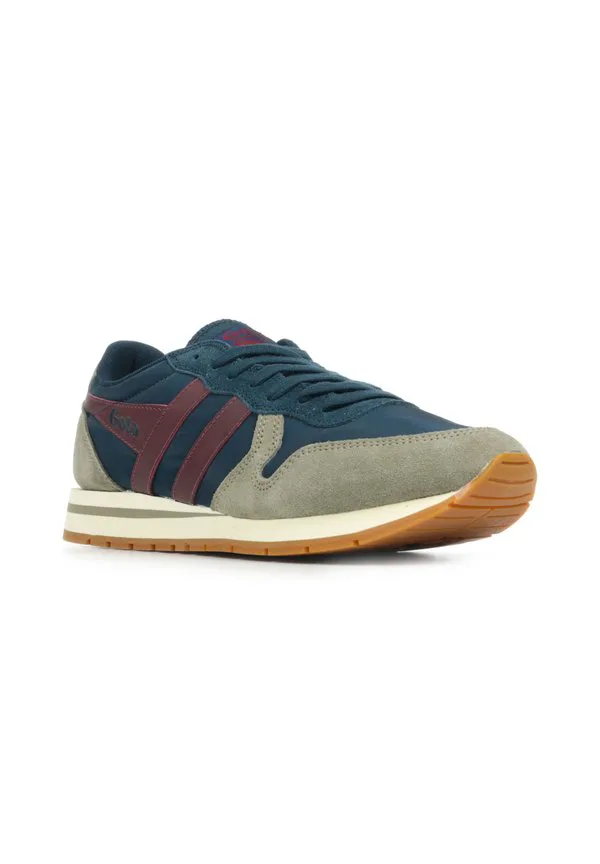 Низкие кроссовки daytona chute Gola, Navy Rhino Burgundy — фото 2
