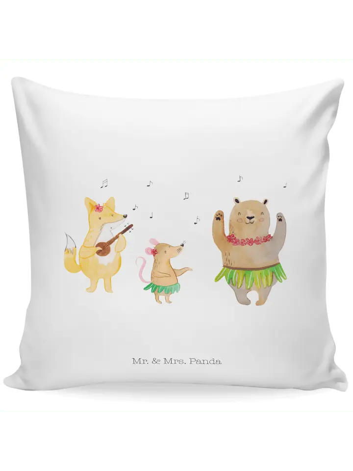 

Подушка Mr & Mrs Panda 40x40 Waldtiere Aloha, белый