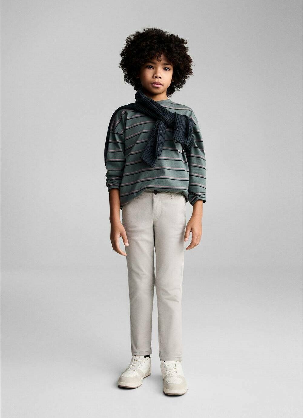 

Джинсы Mango Kids, серый