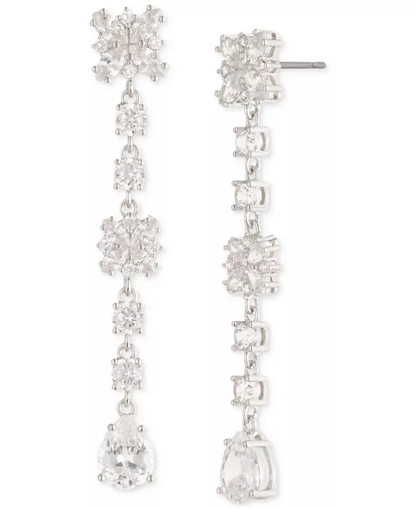 

Серьги-Подвески с кубическим цирконием Marchesa, white