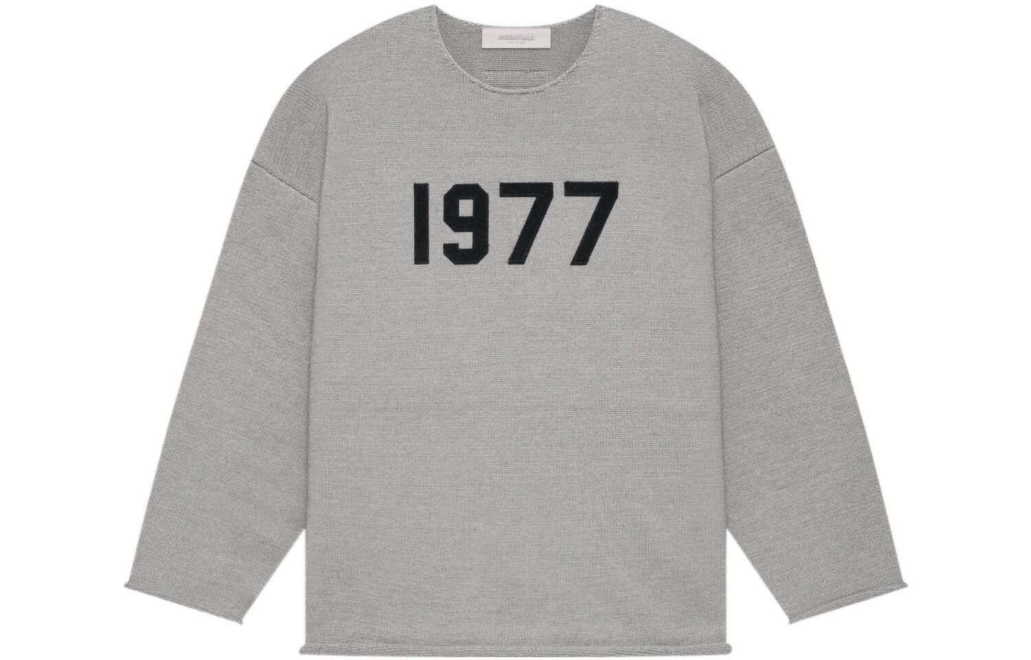 

SS22 Толстовка мужская темно-овсяная Fear Of God Essentials, серый