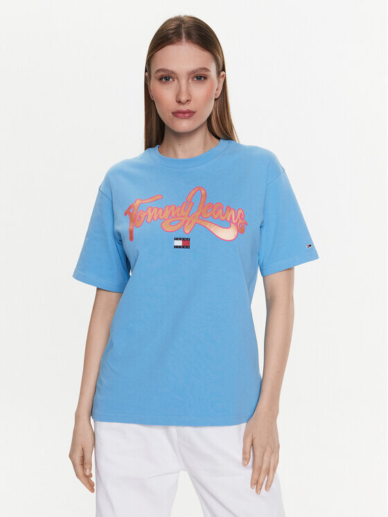 

Футболка свободного кроя Tommy Jeans, синий