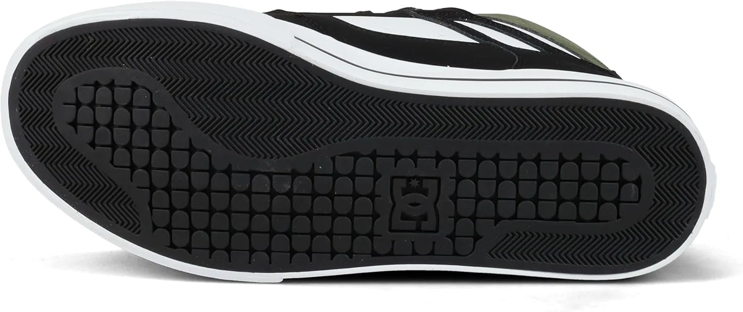 Кроссовки для скейтбординга DC Shoes Pure HIGH TOP WC, цвет Olive/Black/White — фото 4