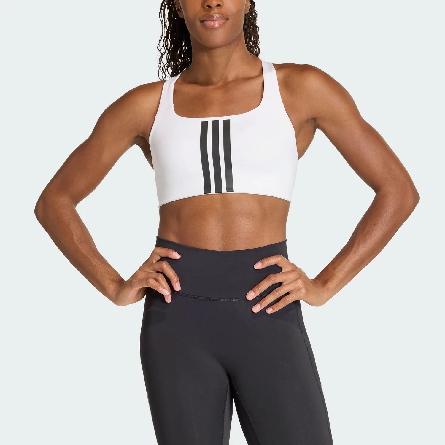 Женское белье Optime Sports Adidas, белый/черный — фото 4
