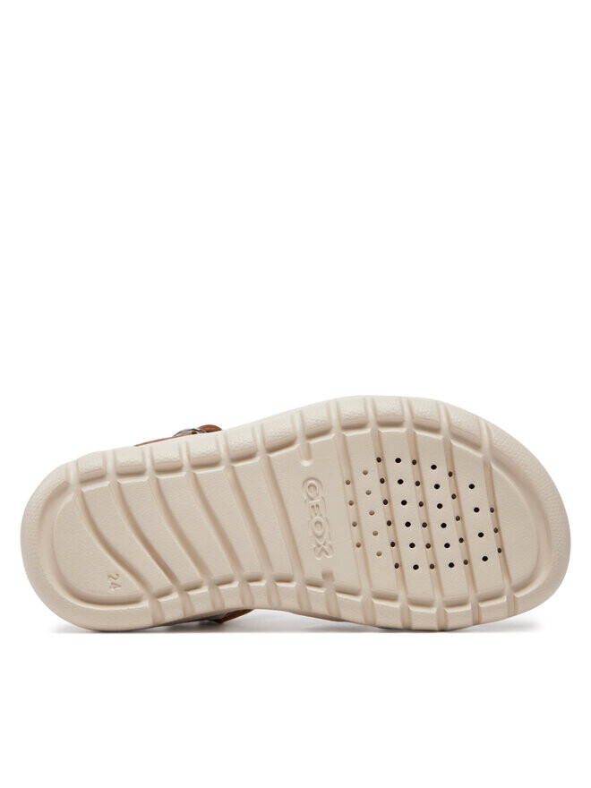 Сандалии J Sandal Soleima Gir J45GSA 000CF C1007 Geox, серебро — фото 4