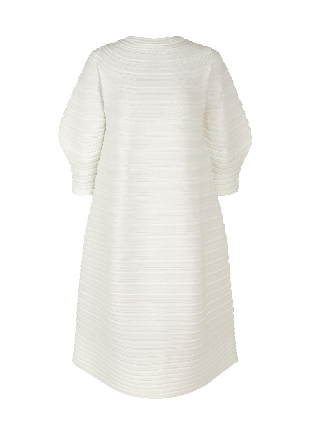 

Платье mushroom knit Pleats Please Issey Miyake, белый