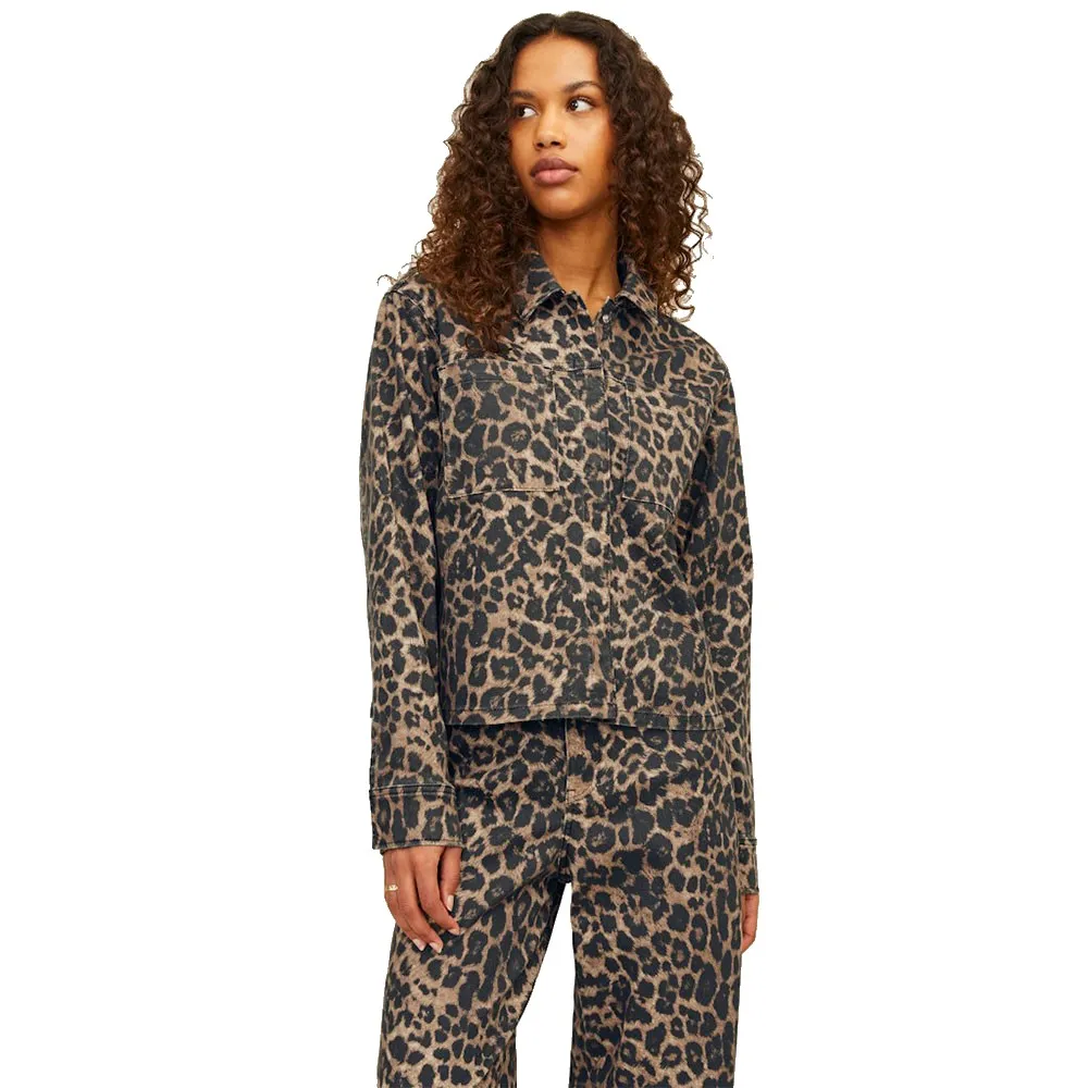 

Куртка-рубашка Jack & Jones Nova Sarah JJXX, коричневый