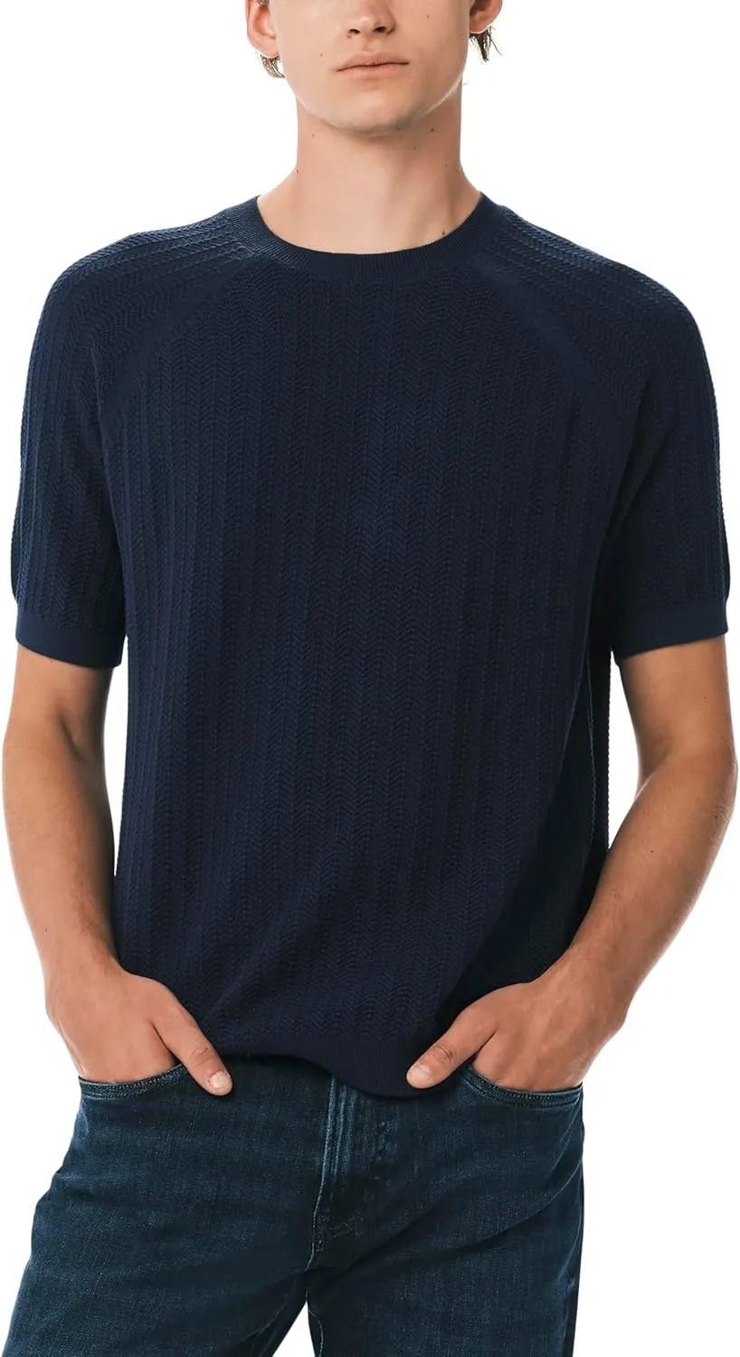 

Buffalo David Bitton мужской короткий рукав свитер вязаный повседневный с круглым вырезом