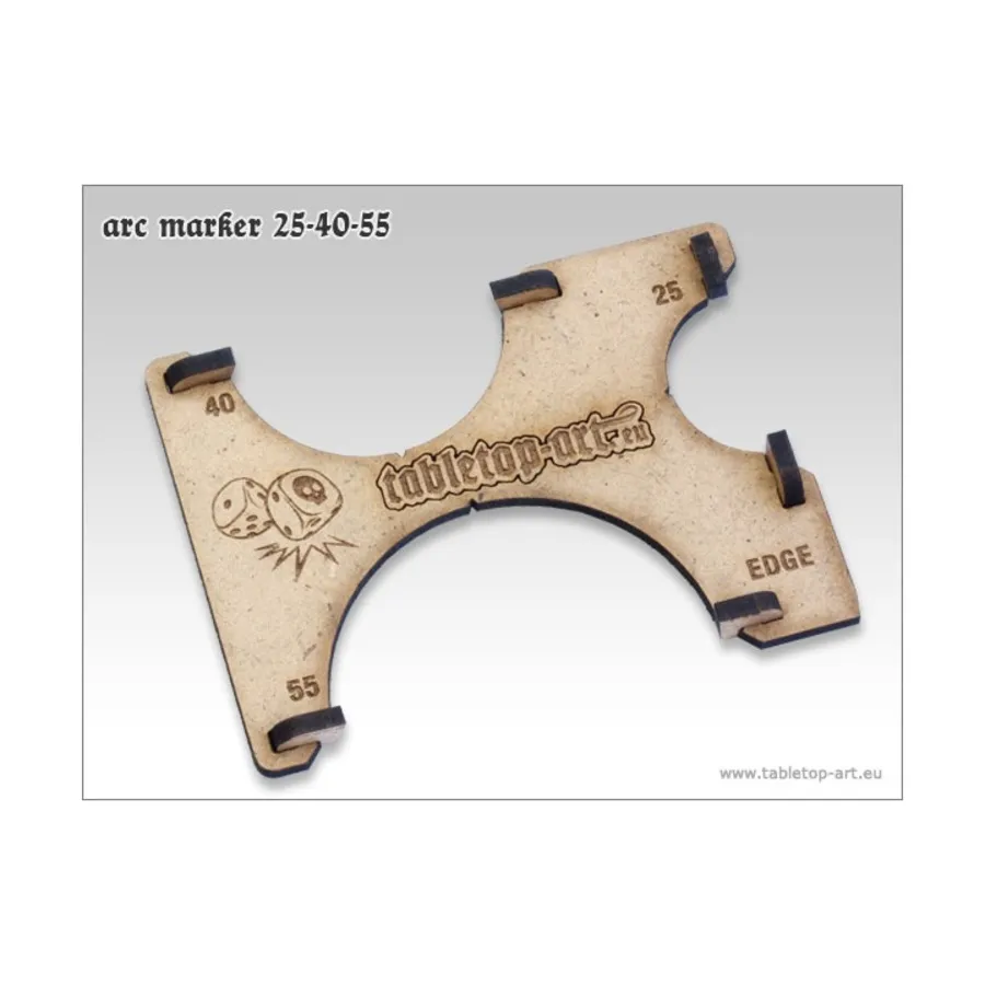 

Маркер дуги 25-40-55 - МДФ, Bits & Accessories - Markers & Templates