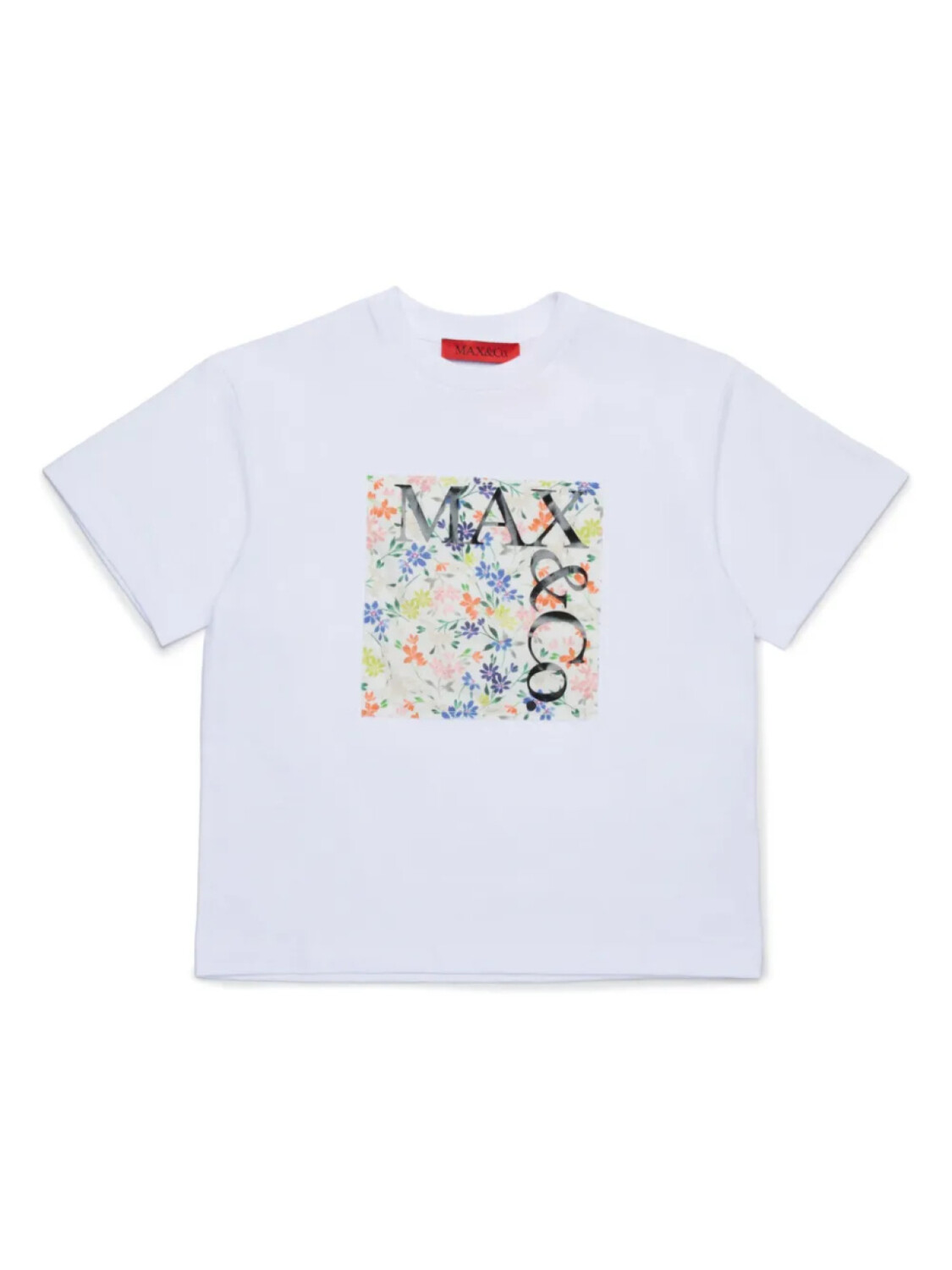 

MAX&Co. Kids футболка с логотипом, белый