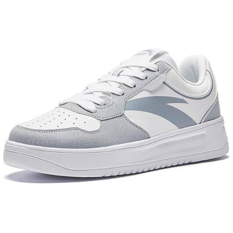 

Кроссовки ANTA Skateboarding Shoes Men Low-top Pure White/fog Gray, белый