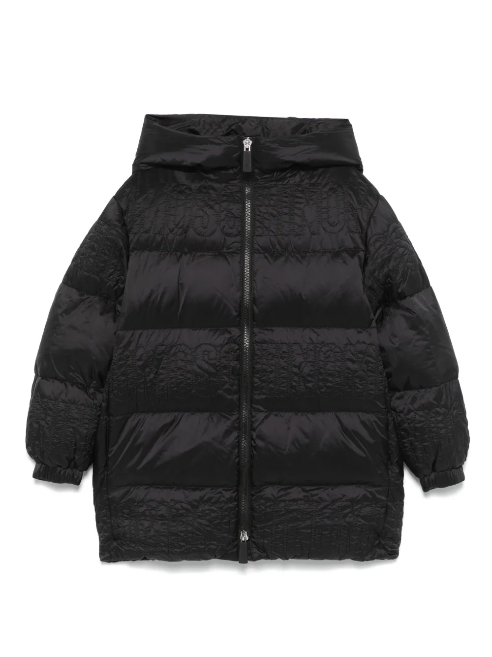 

Куртка с вышитым логотипом Moschino Kids, черный