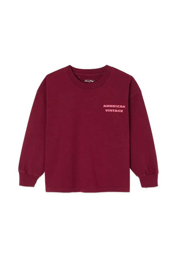 Футболка с длинными рукавами fiz valley American Vintage, Bordeaux Vintage