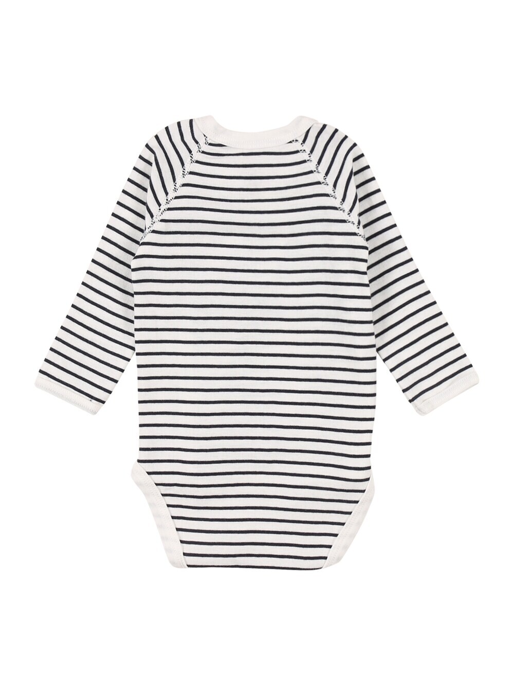 Комбинезон/боди PETIT BATEAU, черно-белый — фото 2