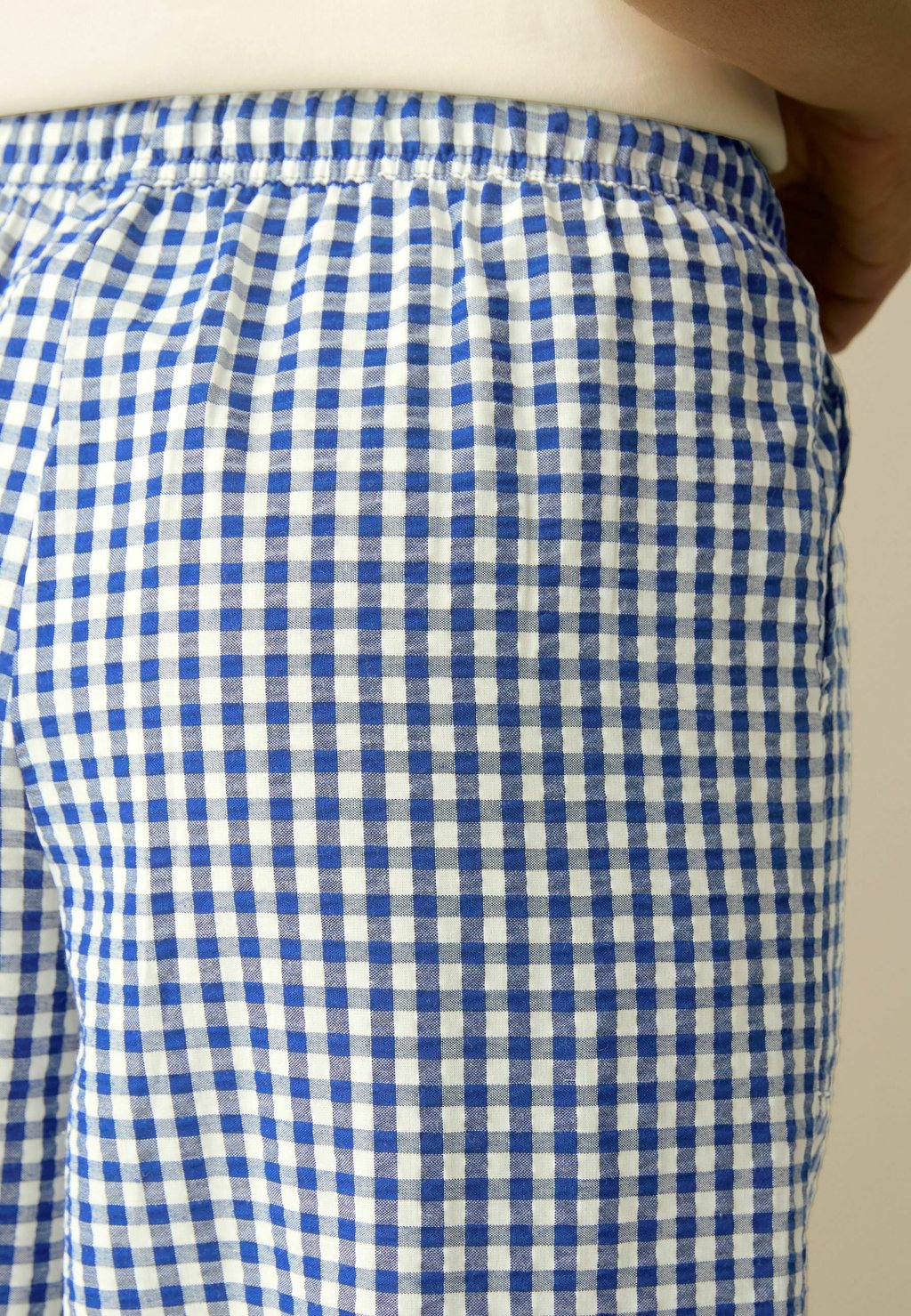 Брюки PULL ON GINGHAM Next, синий — фото 3