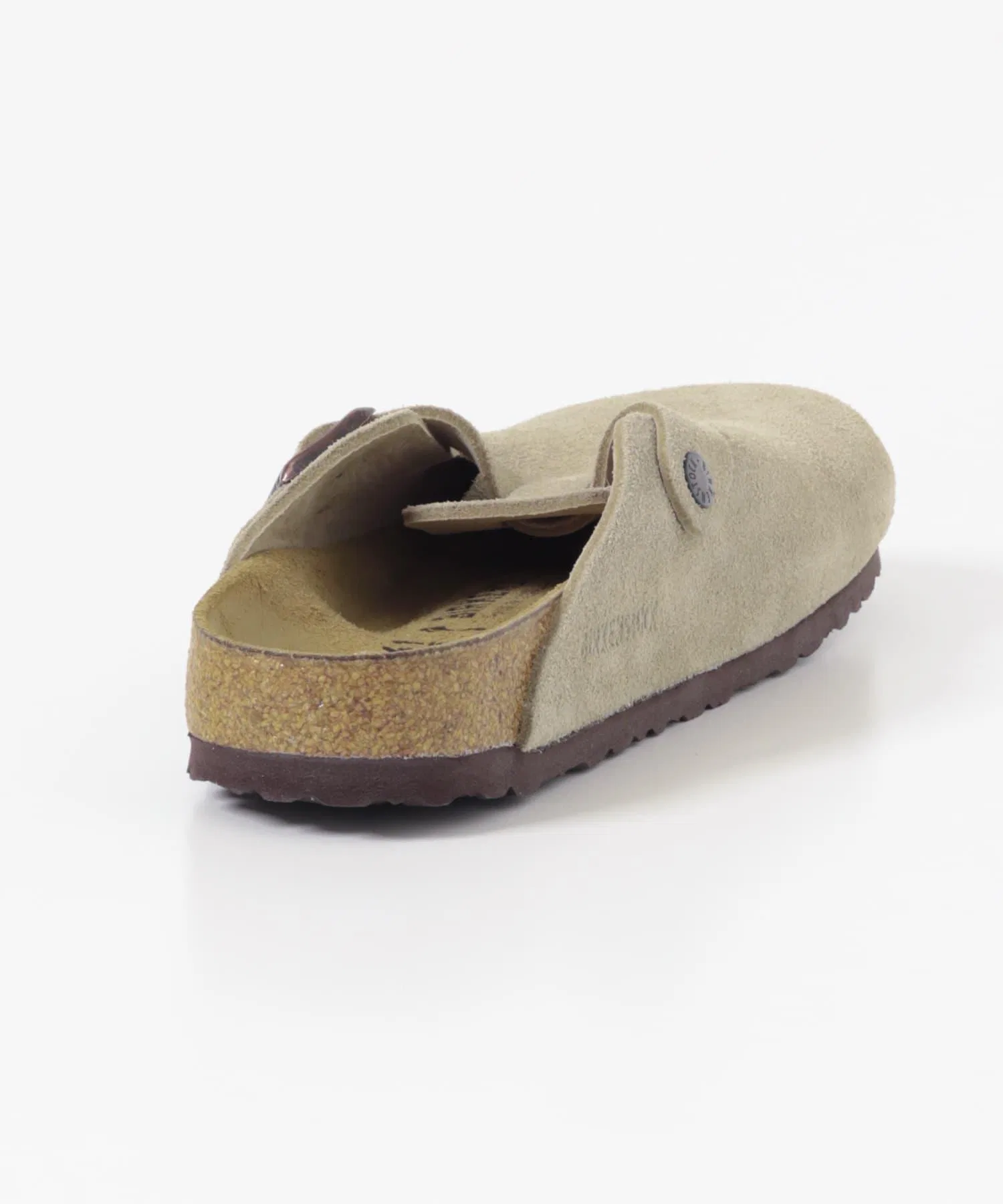 Мужские замшевые сандалии Birkenstock Boston бежевые — фото 4