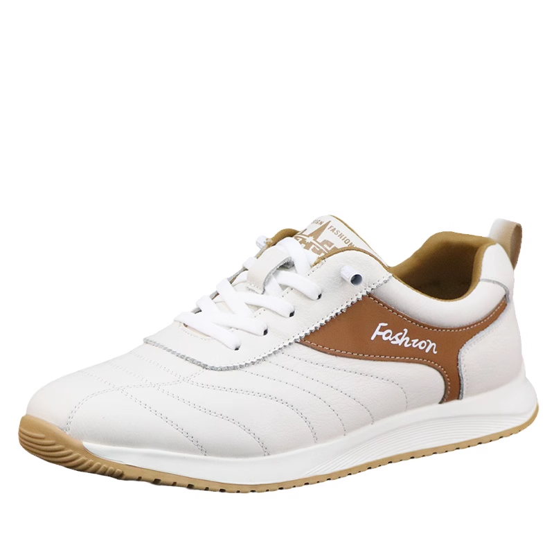 

Низкие повседневные туфли мужские ZUOSAISI, White Apricot