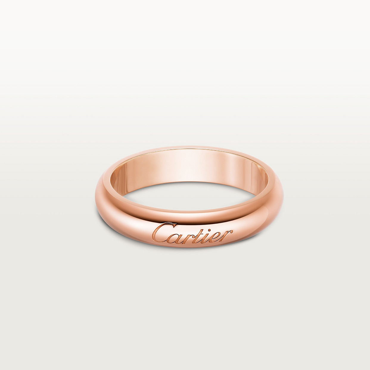 

Обручальное кольцо Cartier Alliance C de Cartier, ширина 4 мм, розовое золото