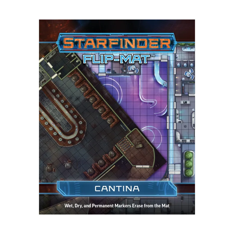

Флип-мат - Кантина, Starfinder Campaign Setting - Flip-Mats & Map Folios