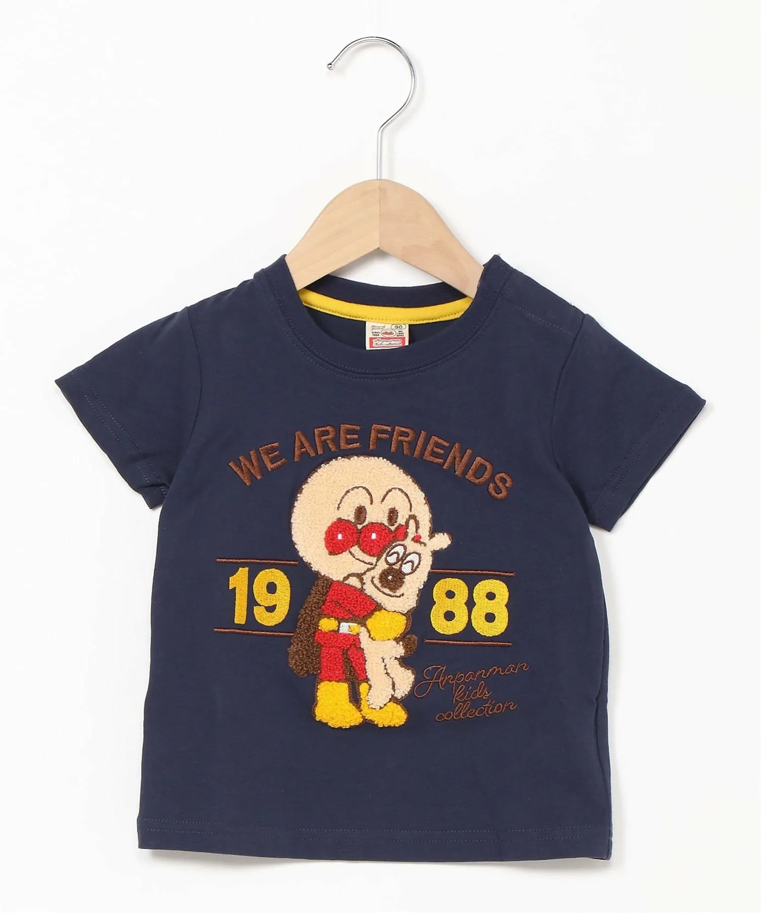 Детская коллекция ANPANMAN / Футболка с вышивкой Sagara (K)HUG Anpanman Kids Collection, Navy — фото 2