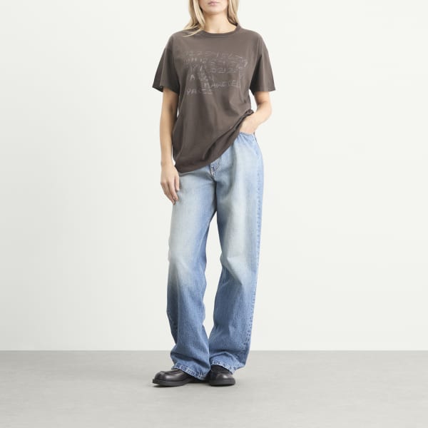 Футболка с номером Margiela Maison Margiela, коричневый — фото 4