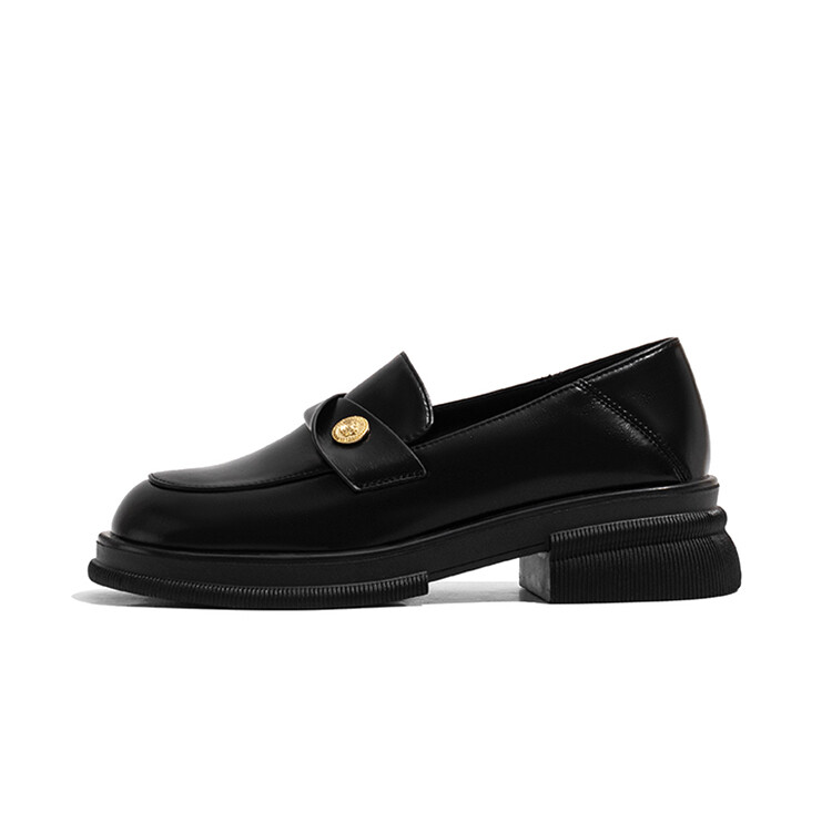 Лоферы женские Old Meow, цвет Patent leather black — фото 4